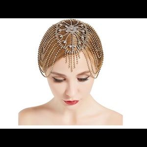 Gold 1920s style head piece